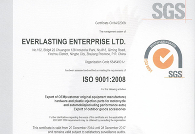 REGAIN THE SYSTEM CERTIFICATION ISO9001:2008